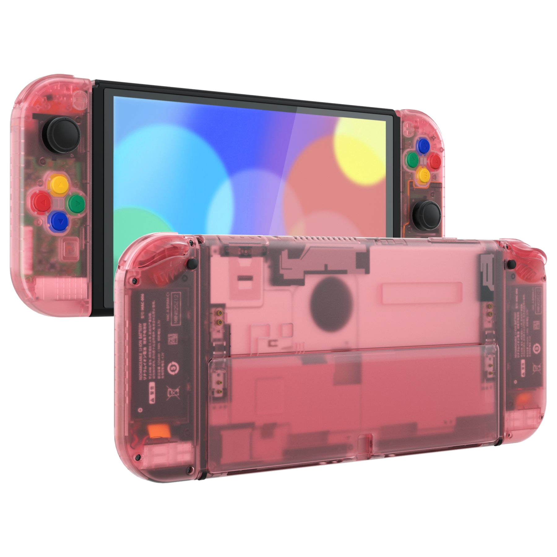 eXtremeRate Cherry Pink Custom Full Set Shell for Nintendo Switch