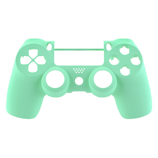 eXtremeRate Retail Mint Green Soft Touch Faceplate Cover Front Housing Shell Case Replacement Part for ps4 Slim ps4 Pro Controller (CUH-ZCT2 JDM-040 JDM-050 JDM-055) - SP4FX18