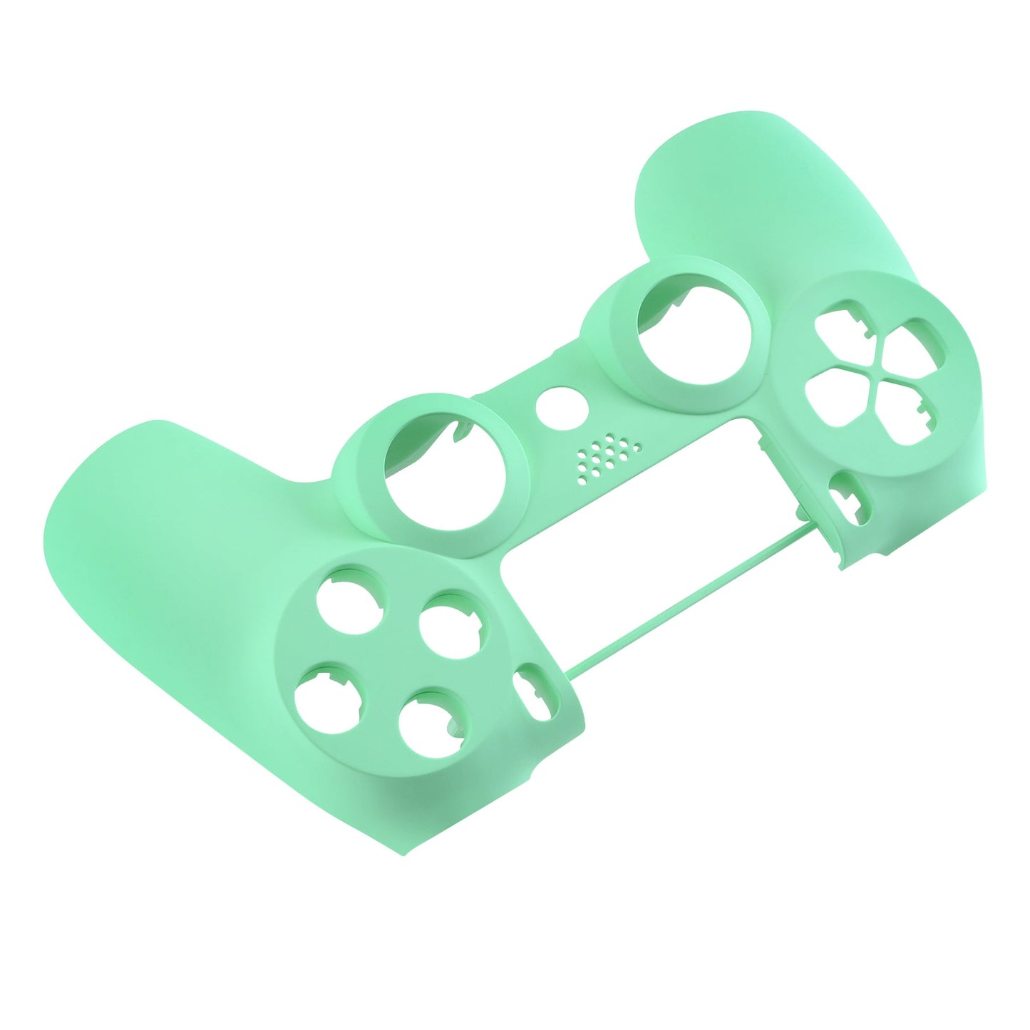 eXtremeRate Retail Mint Green Soft Touch Faceplate Cover Front Housing Shell Case Replacement Part for ps4 Slim ps4 Pro Controller (CUH-ZCT2 JDM-040 JDM-050 JDM-055) - SP4FX18