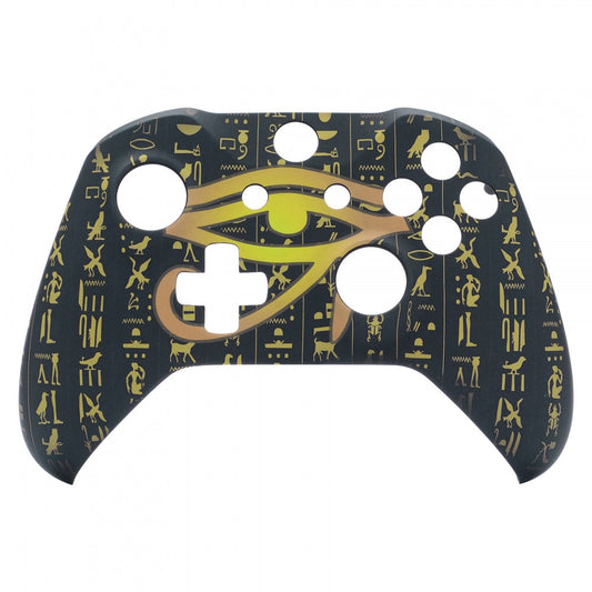 eXtremeRate Retail Eye of Providence Soft Touch Top Housing Shell Repair Kit for Xbox One S X Game Controller - SXOFT28X