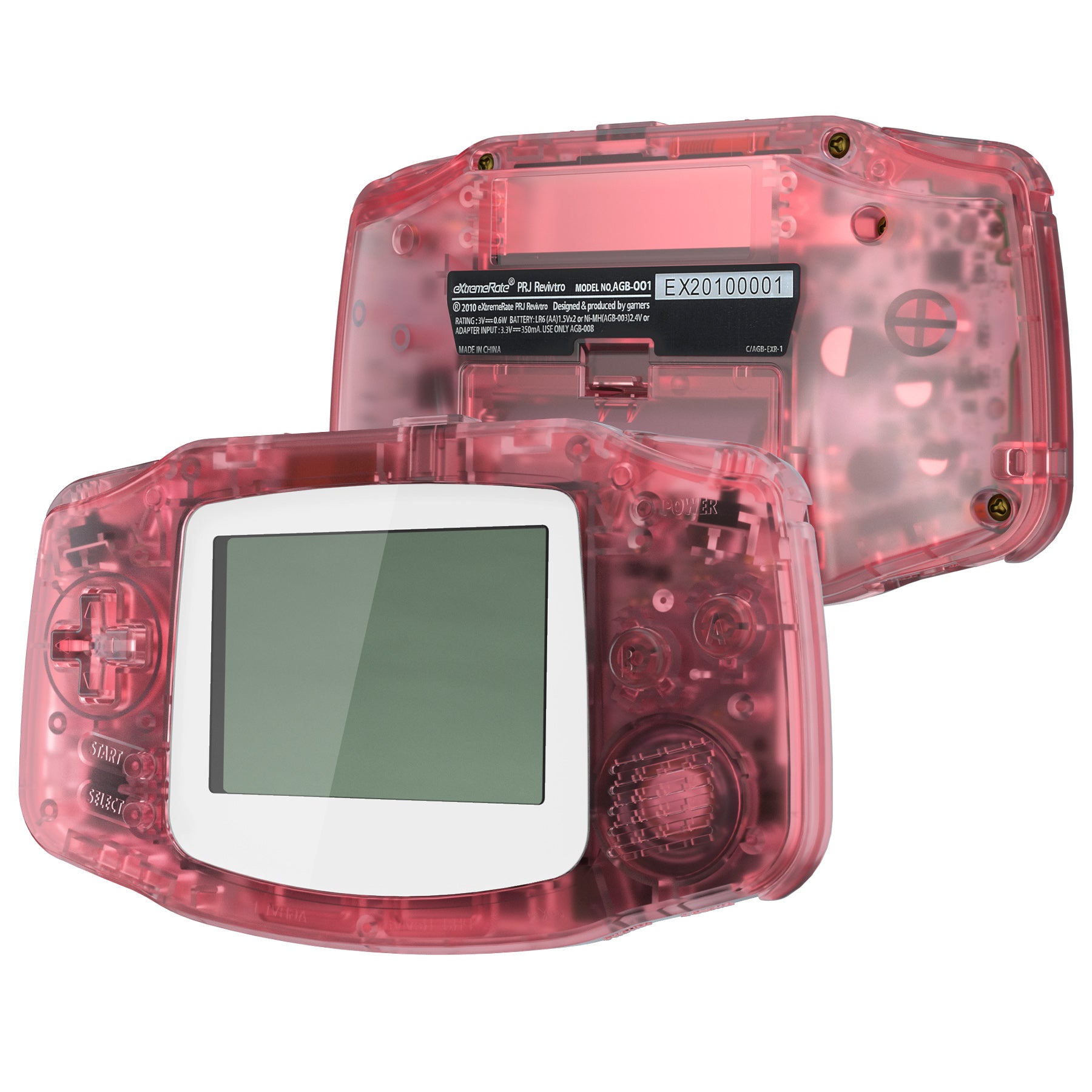 IPS Ready Upgraded eXtremeRate Cherry Pink Replacement Shell Full