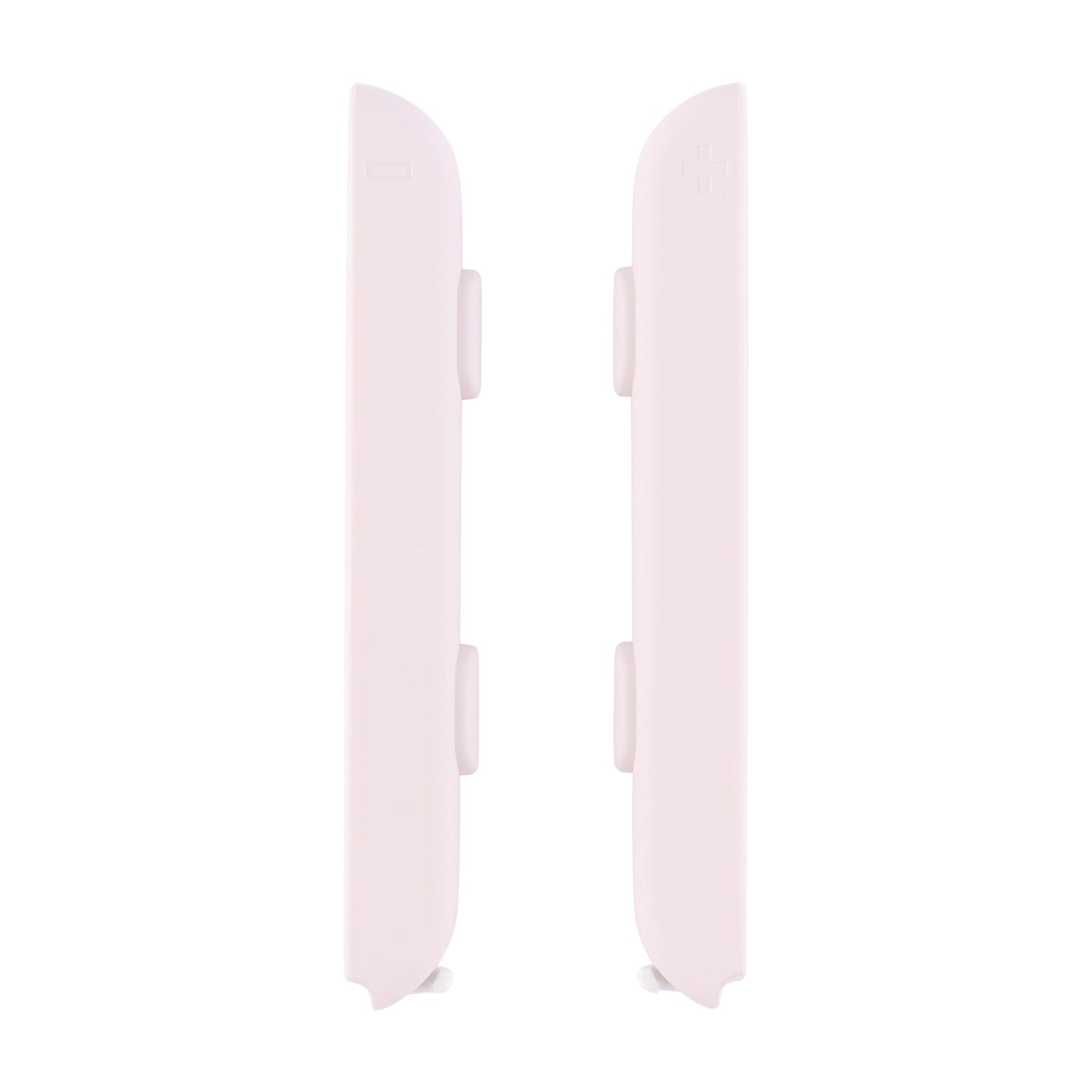 eXtremeRate Retail Cherry Blossoms Pink Soft Touch Replacement shell for Nintendo Switch Joycon Strap, Custom Joy-Con Wrist Strap Housing Buttons for Nintendo Switch - 2 Pack - UEP306