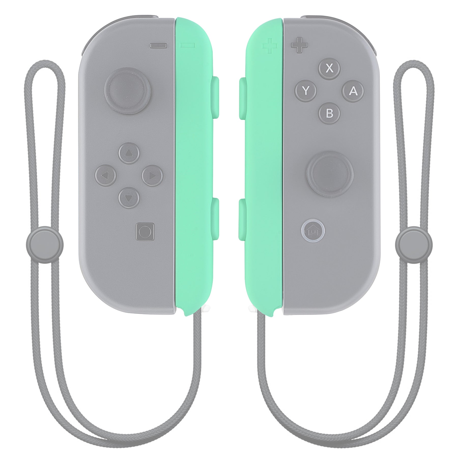 eXtremeRate Pack Custom Replacement shell for Joycon Strap of NS Switch Mint Green