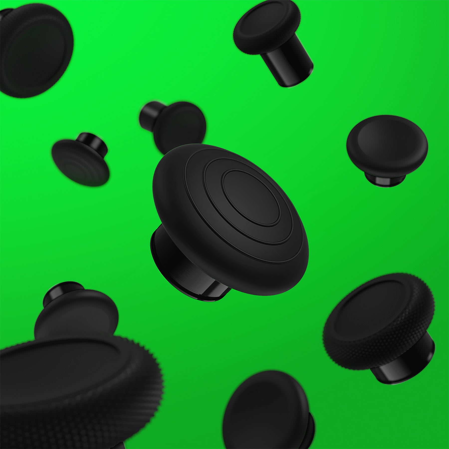 eXtremeRate 6 in 1 Metal Replacement Thumbsticks for Xbox Elite
