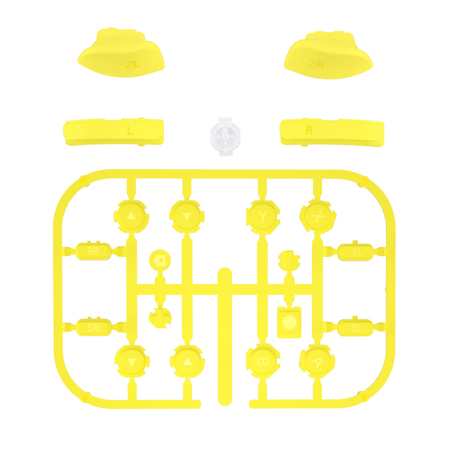 eXtremeRate Sunflower Yellow Replacement ABXY Direction Keys SR SL