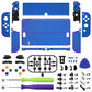 eXtremeRate Custom Replacement Full Set Shell with Buttons for Nintendo Switch OLED - Chameleon Purple Blue