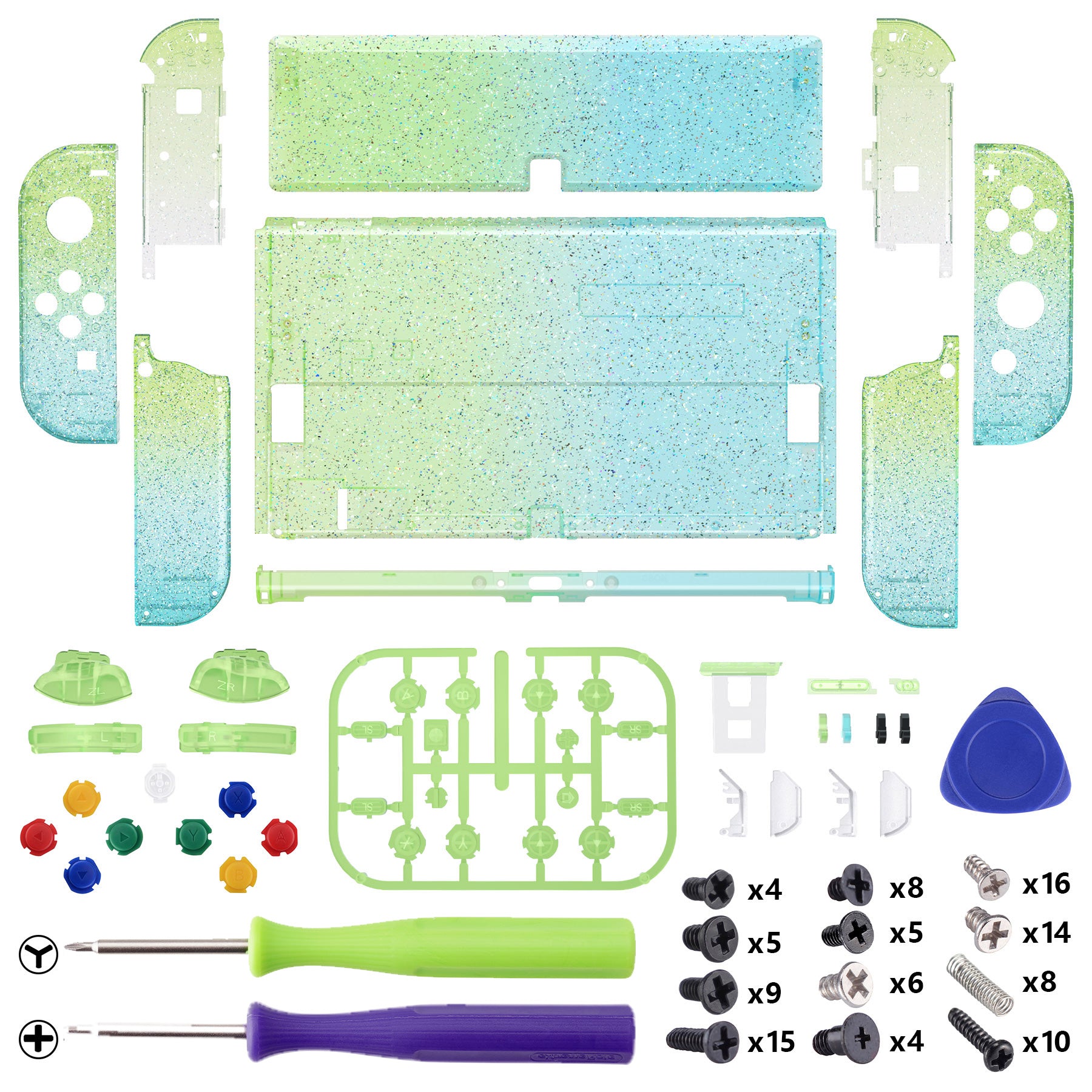 eXtremeRate Nintendo Switch OLED Custom Replacement Full Set Shell