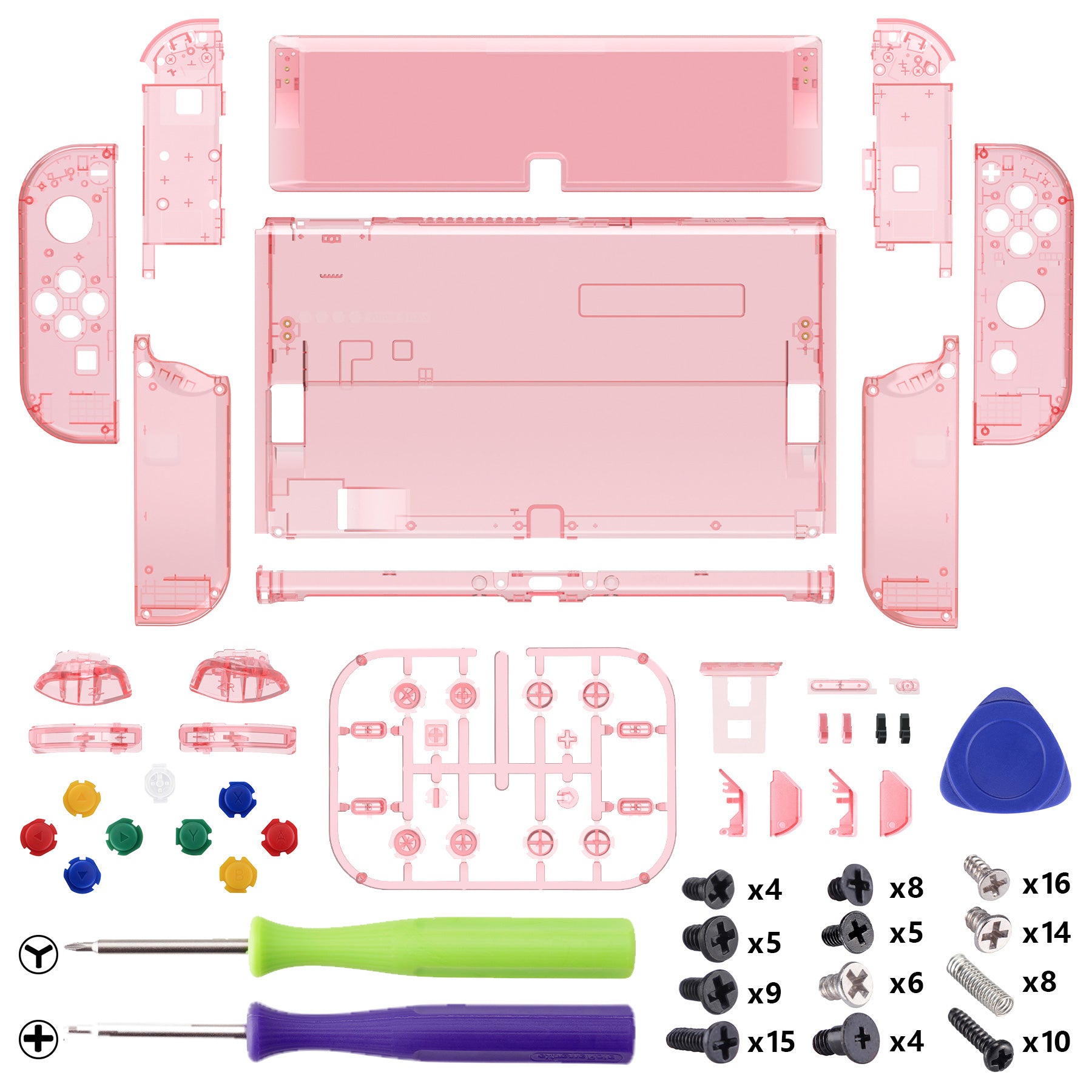 eXtremeRate Nintendo Switch OLED Custom Replacement Full Set Shell
