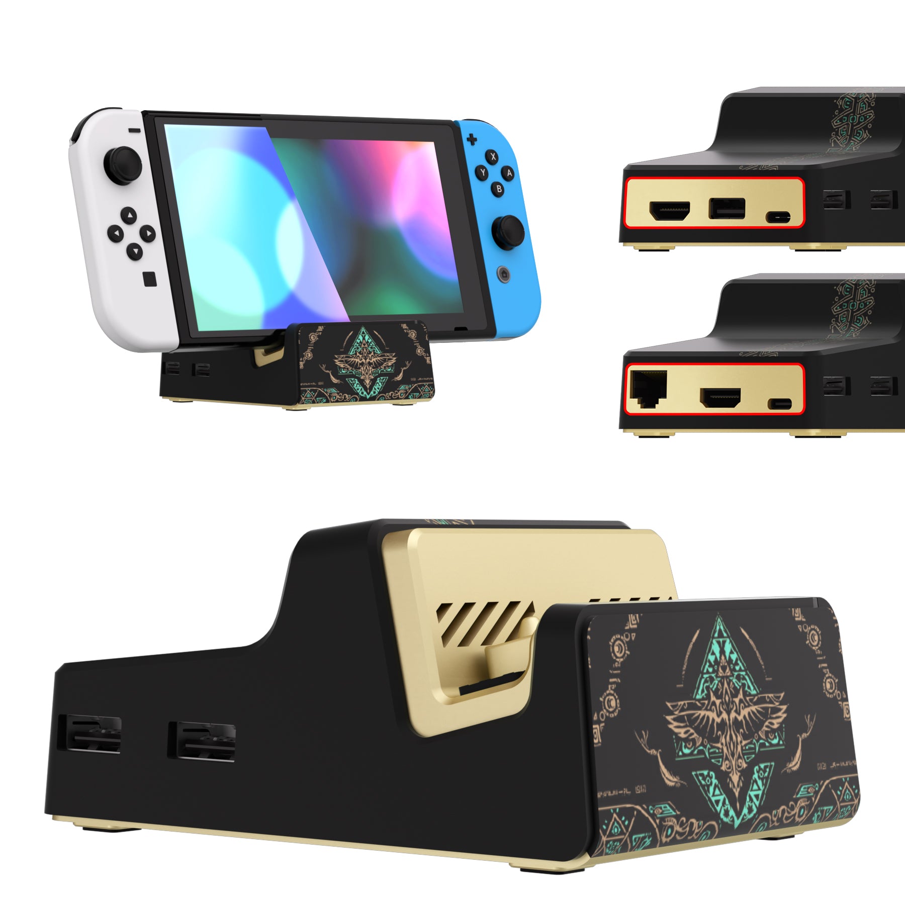eXtremeRate AiryDocky DIY Kit Glow in Dark - Totem of Kingdom