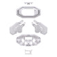 eXtremeRate Replacement K1 K2 K3 K4 Back Paddles for eXtremeRate BEYOND Back Paddles Kit, Compatible with PS5 Edge Controller - White