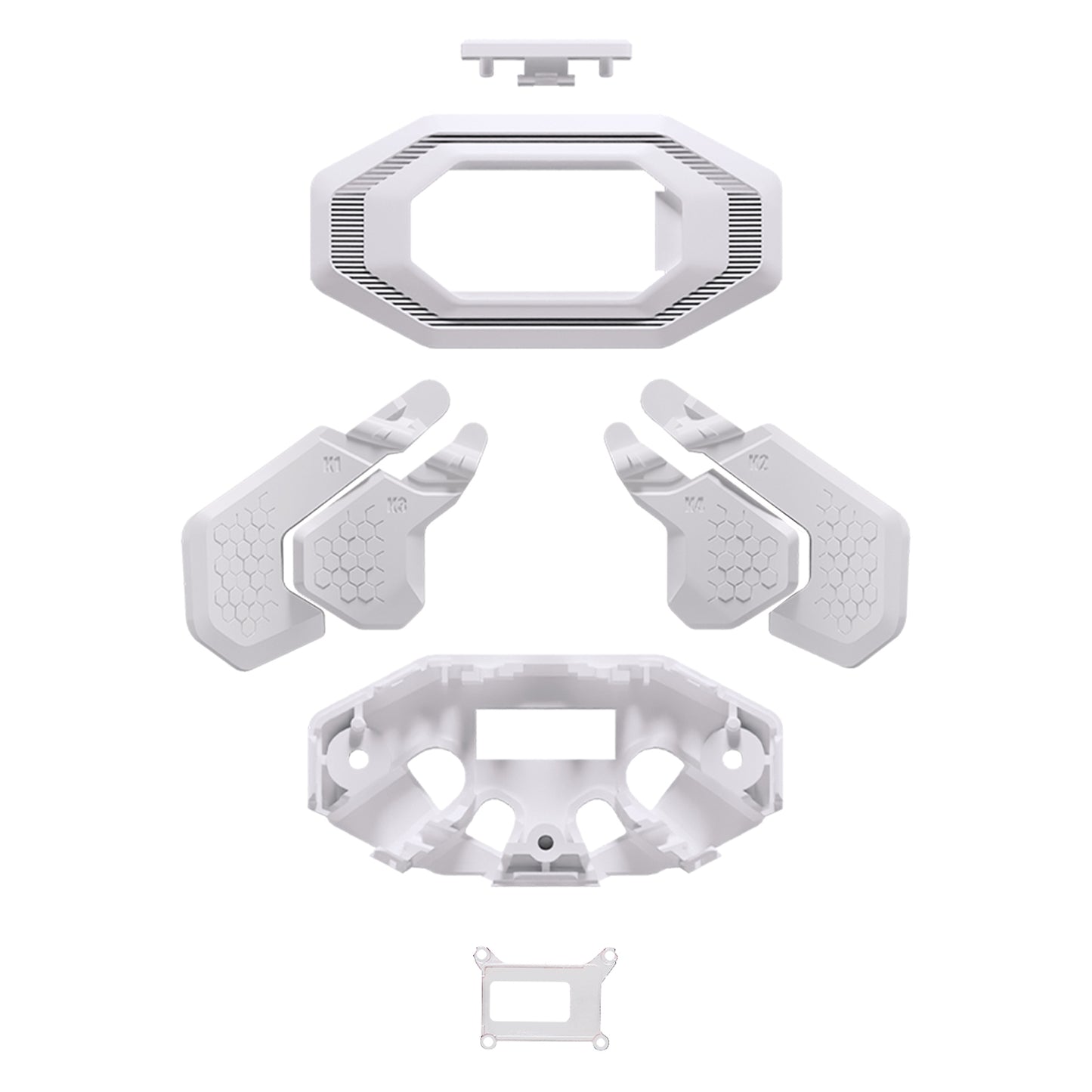 eXtremeRate Replacement K1 K2 K3 K4 Back Paddles for eXtremeRate BEYOND Back Paddles Kit, Compatible with PS5 Edge Controller - White