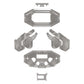 eXtremeRate Replacement K1 K2 K3 K4 Back Paddles for eXtremeRate BEYOND Back Paddles Kit, Compatible with PS5 Edge Controller - Clear Slate Black