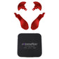 eXtremeRate Replacement Interchangeable 4PCS Metal Back Paddles for PS5 Edge Controller - Metallic Scarlet Red