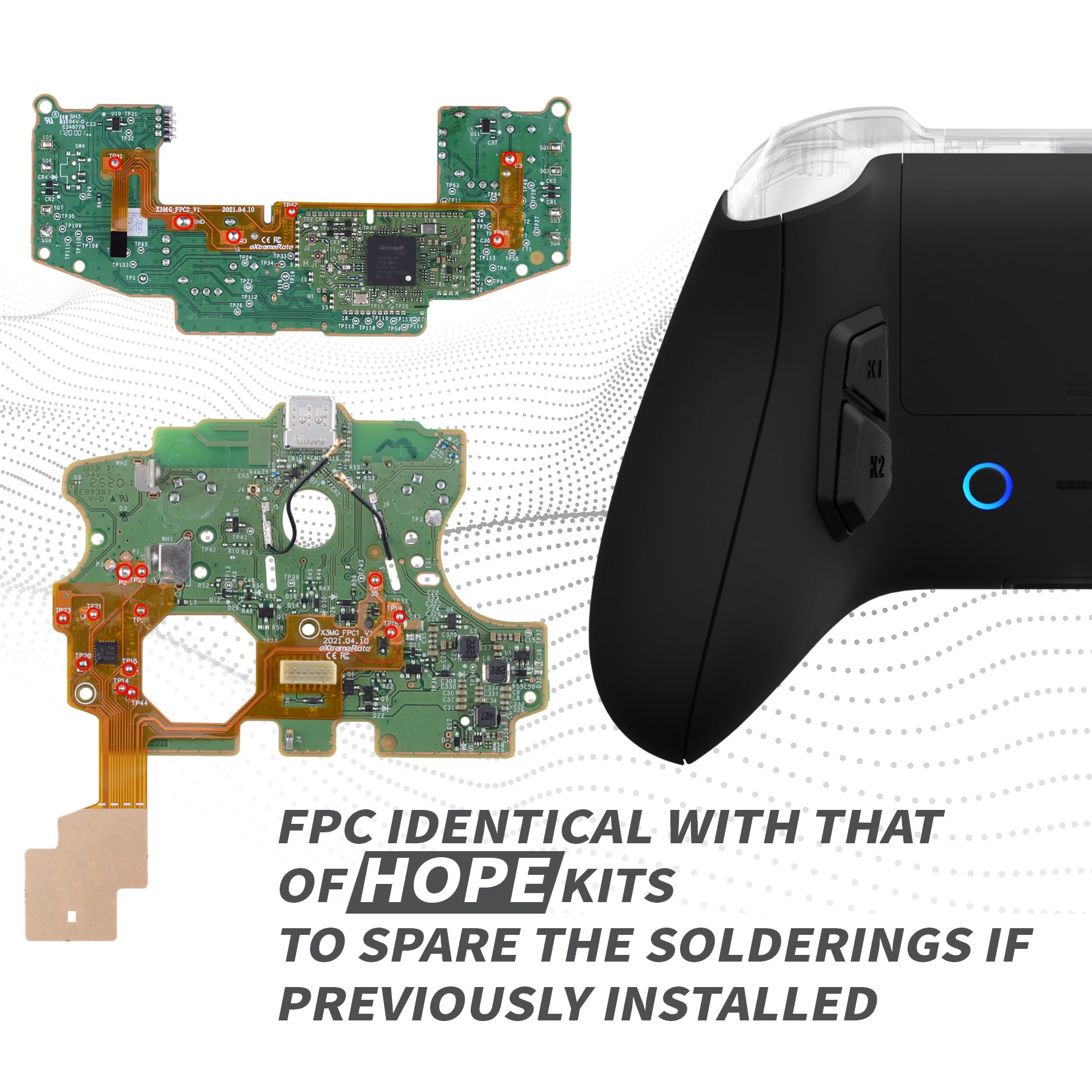eXtremeRate Victor X Remap Kit for Xbox Series X/S Controller, 6