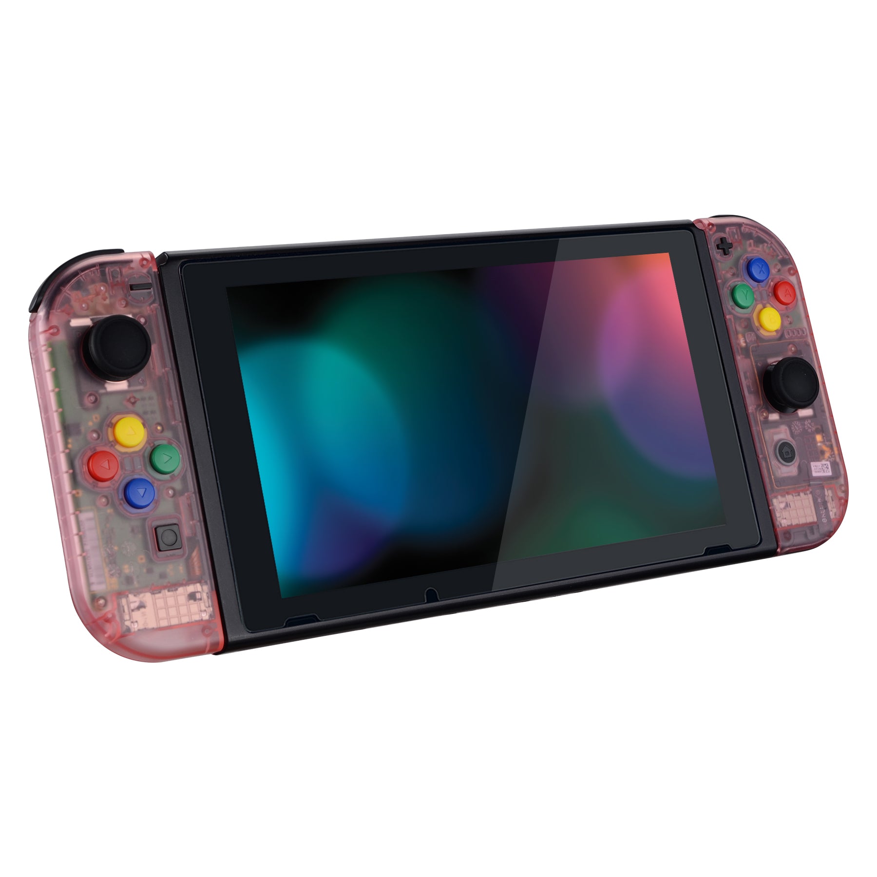 eXtremeRate Cherry Pink for Joycon Handheld Controller Housing