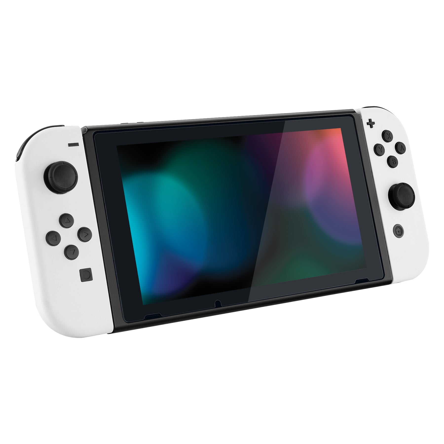 eXtremeRate Grip White for Joycon Handheld Controller Housing with