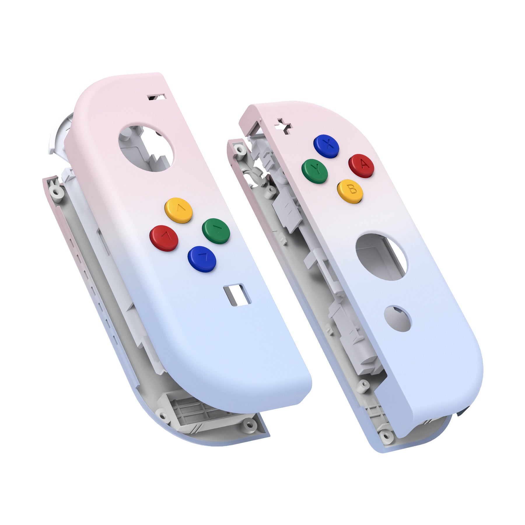eXtremeRate Gradient Pink Violet for Joycon Handheld Controller