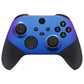 eXtremeRate Retail Chameleon Purple Blue ASR Version Performance Rubberized Grip Front Housing Shell  with Accent Rings for Xbox Series X/S Controller - FX3C3002