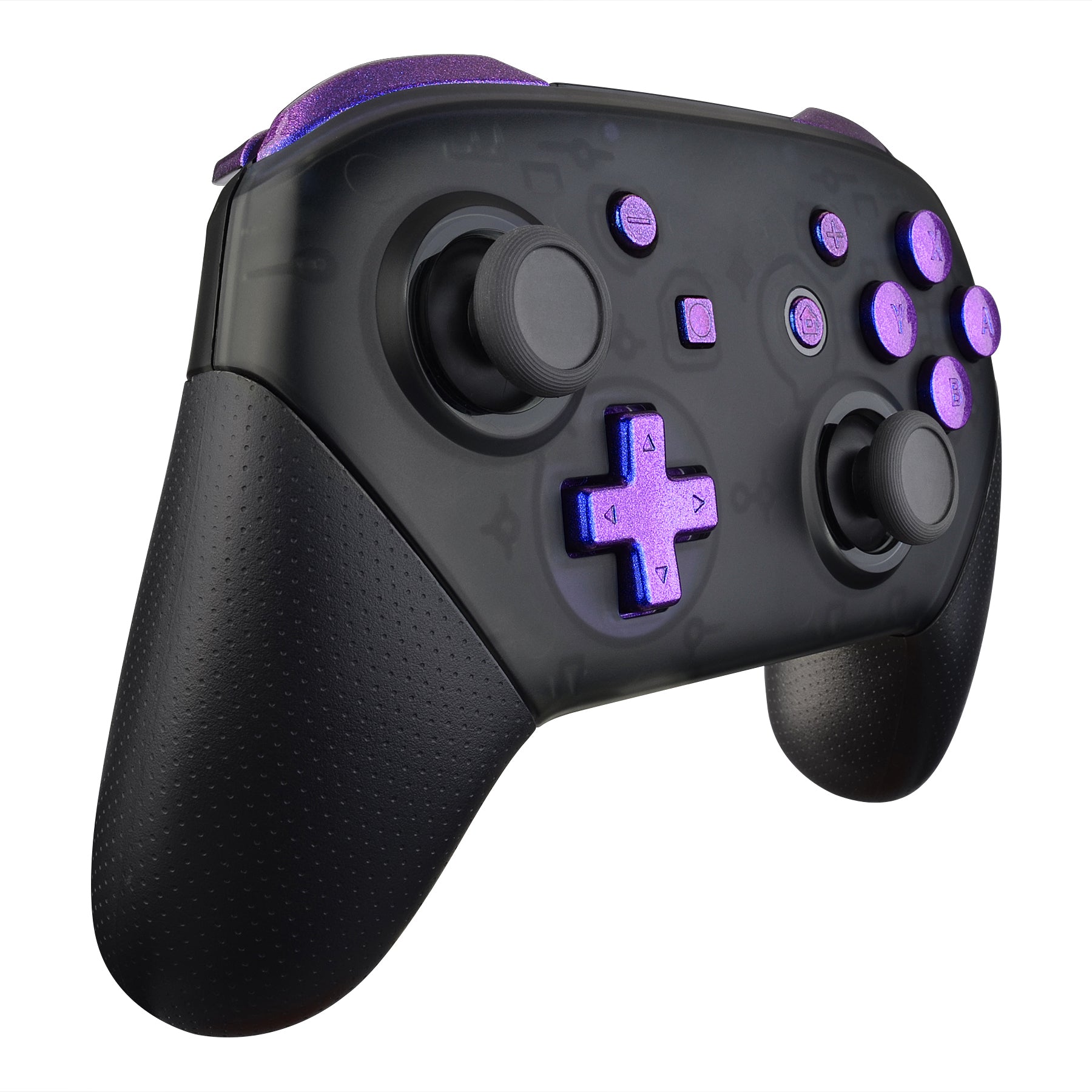 eXtremeRate Purple Blue Chameleon Repair ABXY D-pad ZR ZL L R Keys