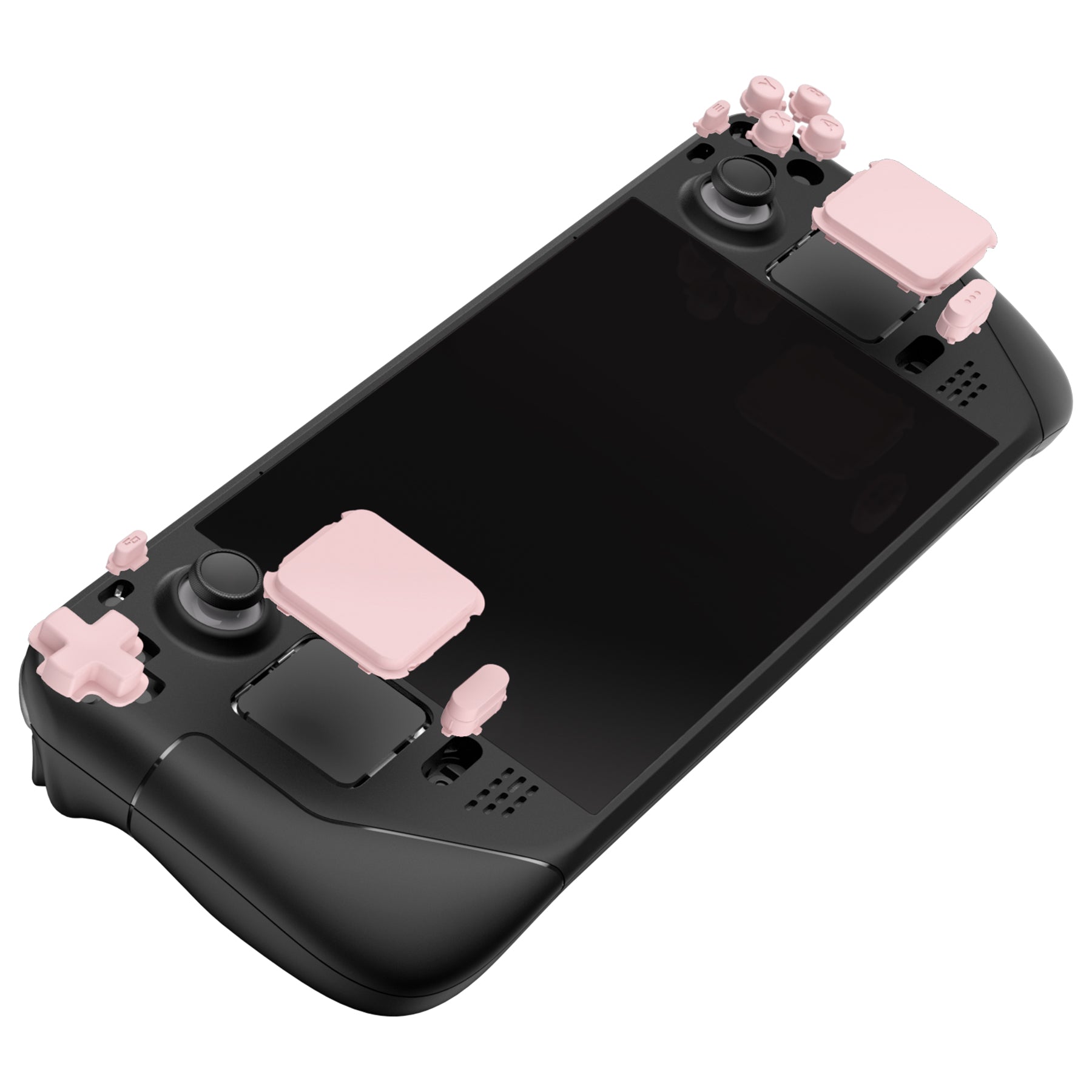 eXtremeRate Cherry Blossoms Pink Replacement Full Set Buttons for