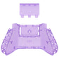 eXtremeRate Retail Clear Atomic Purple Custom Bottom Shell with Battery Cover for Xbox Series S/X Controller, DIY Replacement Backplate Cover for Xbox Core Controller Model 1914 - Controller & Side Rails NOT Included - BX3M505