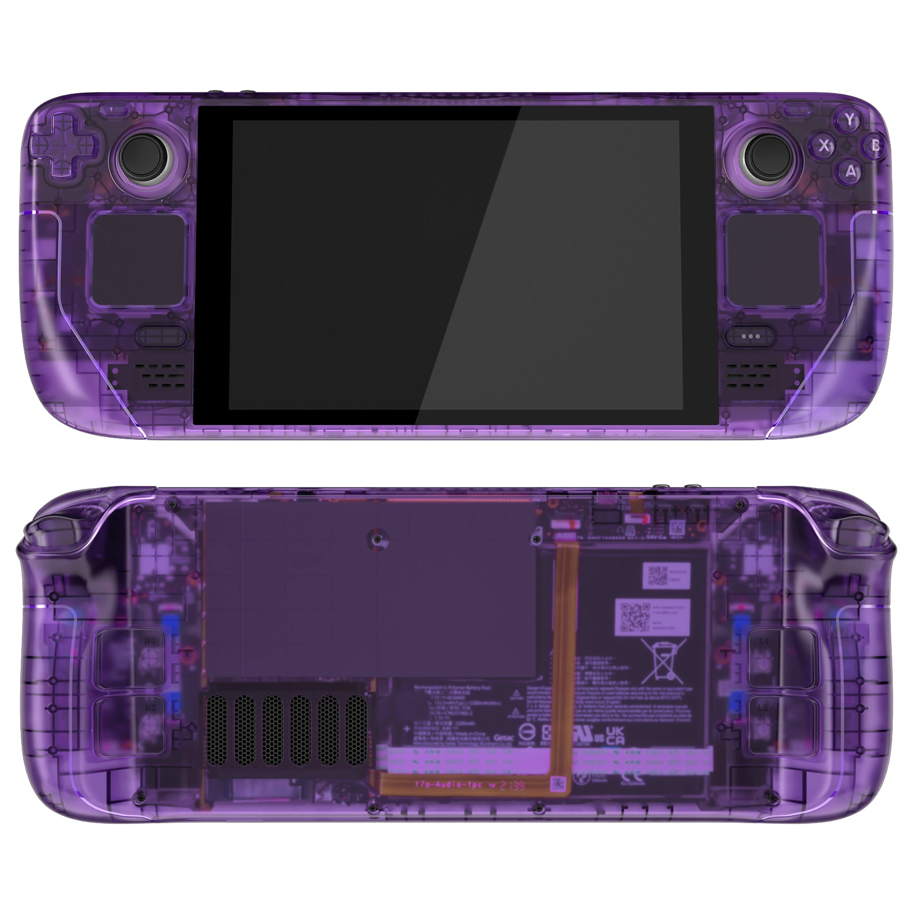 eXtremeRate Custom Faceplate Back Plate for Steam Deck, Handheld