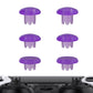 eXtremeRate Retail Clear Atomic Purple Replacement Swappable Thumbsticks for PS5 Edge Controller, Custom Interchangeable Analog Stick Joystick Caps for PS5 Edge Controller - Controller & Thumbsticks Base NOT Included - P5J102