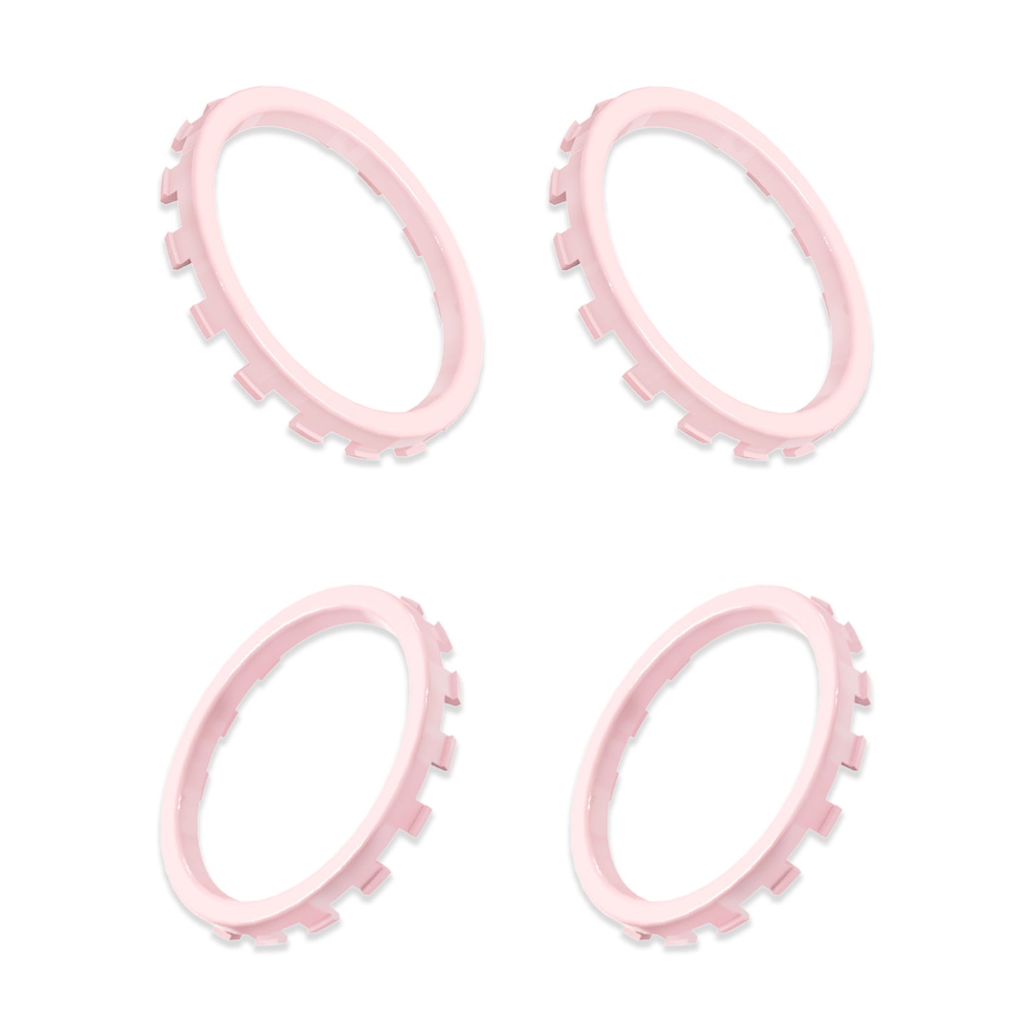 eXtremeRate Custom Accent Rings for eXtremeRate ASR Version Shell, Compatible with Xbox Series X/S Controller & Xbox One Elite (Model 1698) & Elite Series 2 (Model 1797 and Core Model 1797) Controller - Cherry Blossoms Pink eXtremeRate