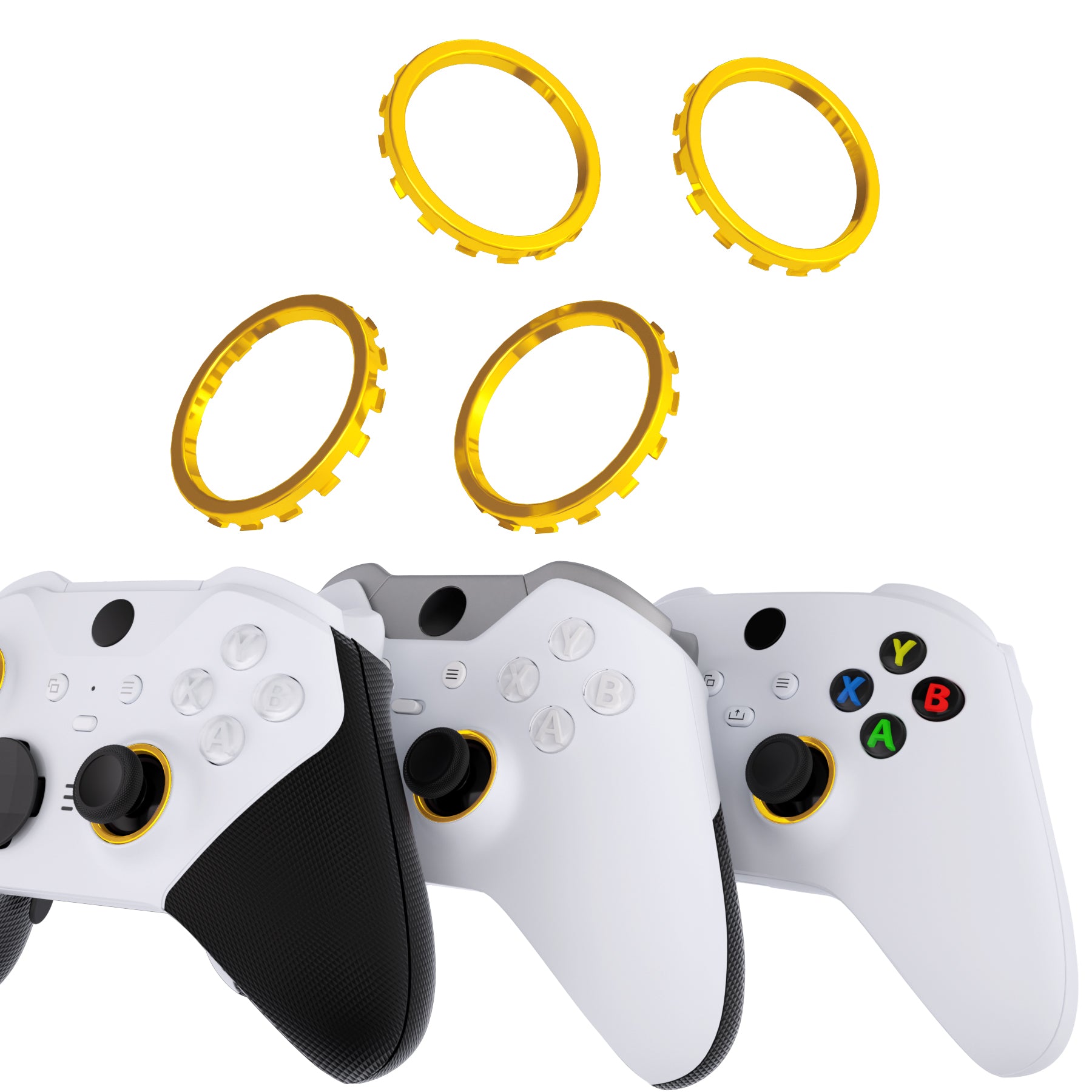 eXtremeRate Front Case für Xbox Elite Series 2/Series 2-Core Controller,DIY-Ersatz Hülle&Thumbstick Accent Ring Gehäuse Shell Zubehör für Xbox Elite eXtremeRate Front Case für Xbox Elite Series 2/Series 2-Core Controller,DIY-Ersatz Hülle&Thumbstick Accent Ring Gehäuse Shell Zubehör für Xbox Elite