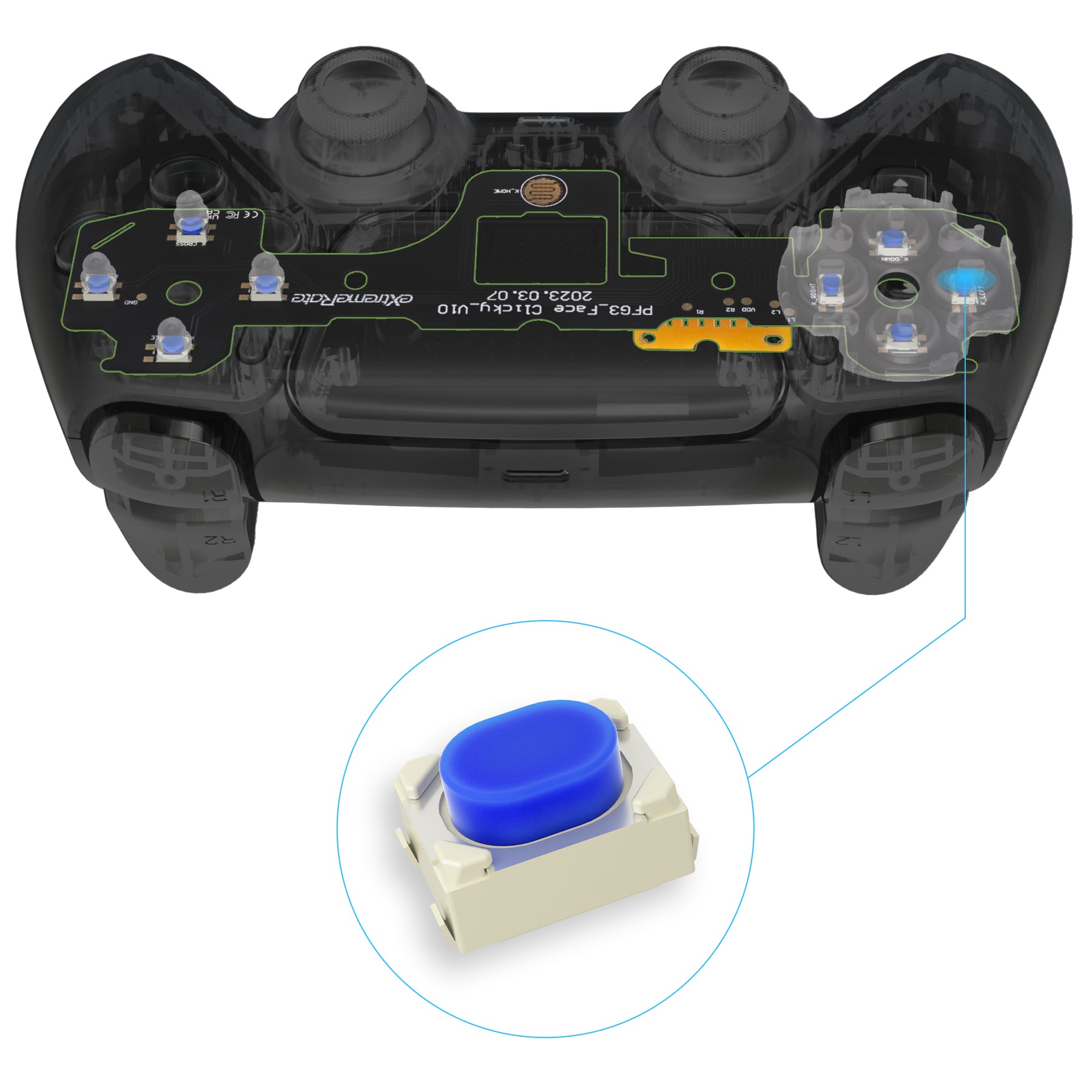 Gommini Joystick Ps5 Pellicole Conduttive Per Controller PS5 BDM-030 Gommini Joystick Ps5 Pellicole Conduttive Per Controller PS5 BDM-030