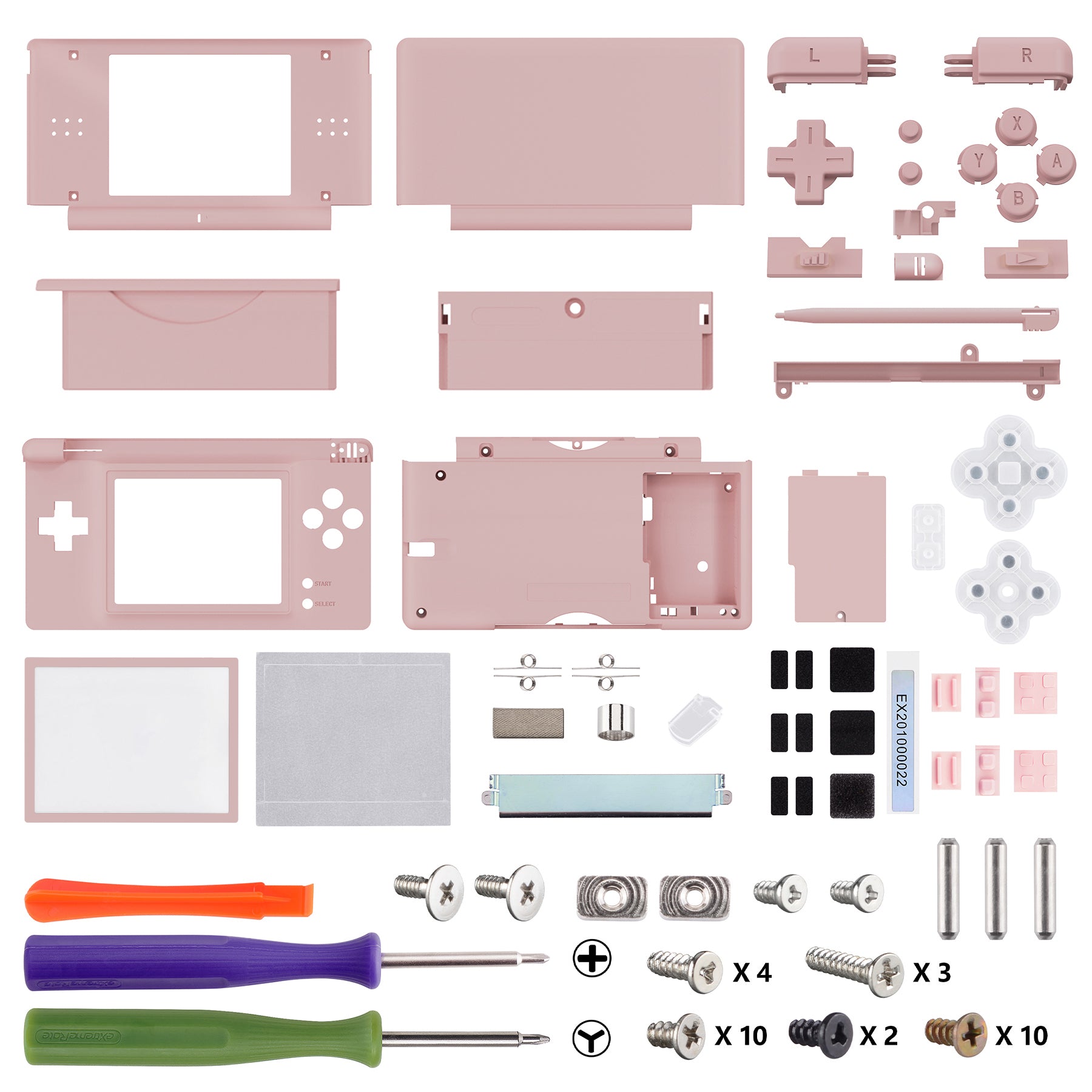 eXtremeRate Cherry Blossoms Pink Replacement Full Housing Shell