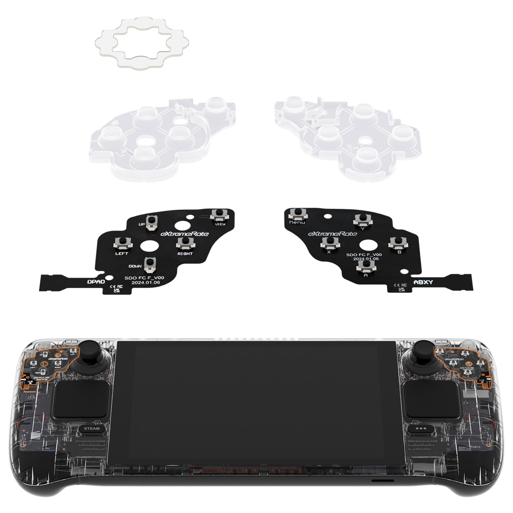 eXtremeRate Steam Deck OLED Face Clicky Kit – eXtremeRate Retail