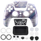 eXtremeRate LUNA Redesigned Replacement Front Shell with Touchpad Compatible with PS5 Controller BDM-010/020/030/040/050 - Crystal Dragon