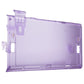 eXtremeRate Replacement DIY Rear Back Plate for Nintendo Switch 2 Handheld Console  (Without Kickstand) - Clear Atomic Purple eXtremeRate