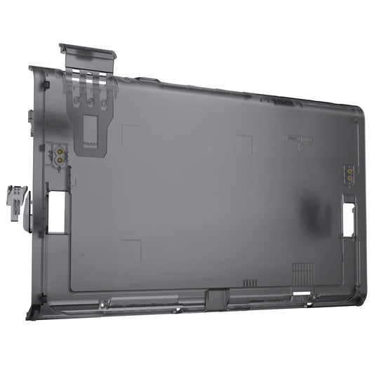 eXtremeRate Replacement DIY Rear Back Plate for Nintendo Switch 2 Handheld Console  (Without Kickstand) - Clear Slate Black