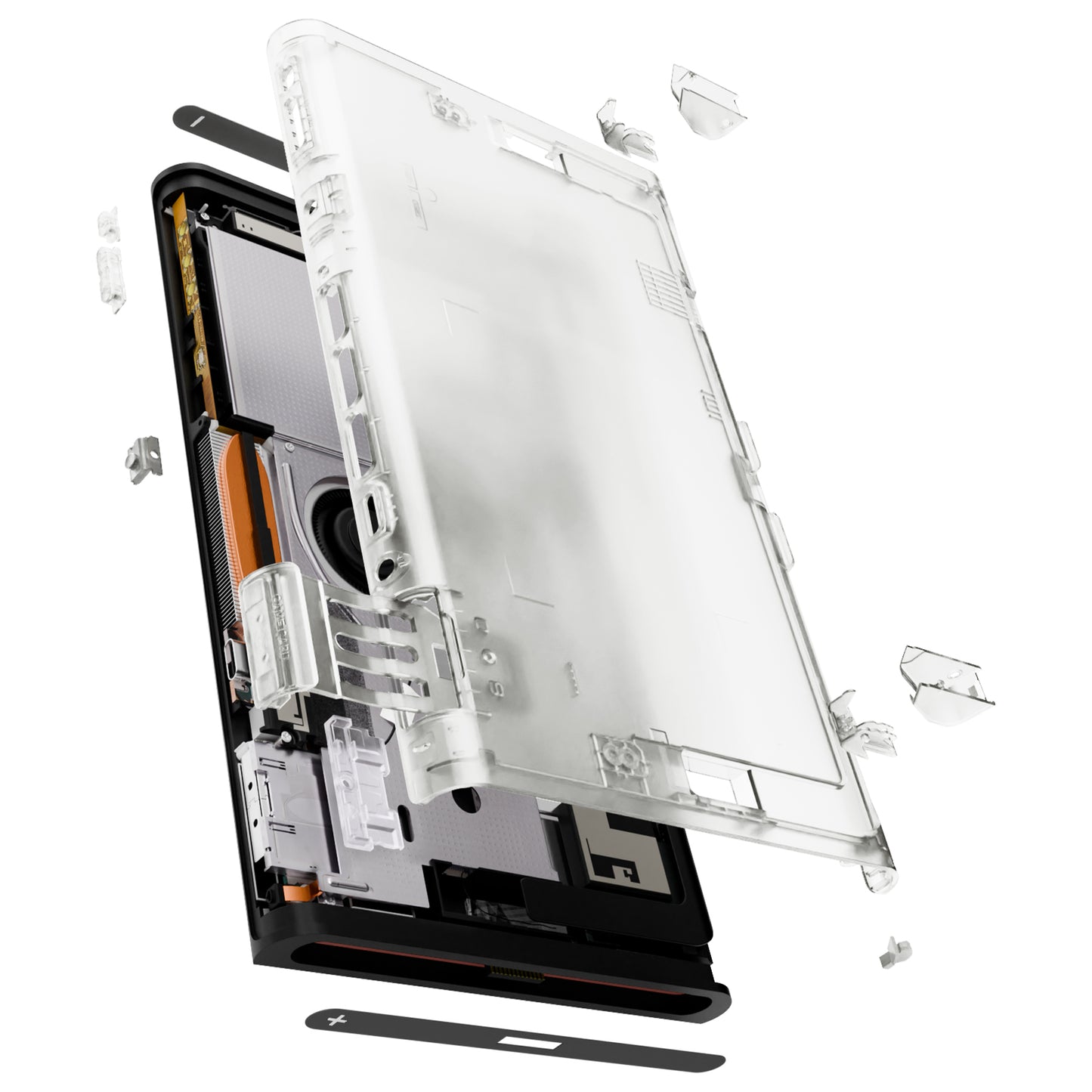 eXtremeRate Replacement DIY Rear Back Plate for Nintendo Switch 2 Handheld Console  (Without Kickstand) - Glow in Dark - Green