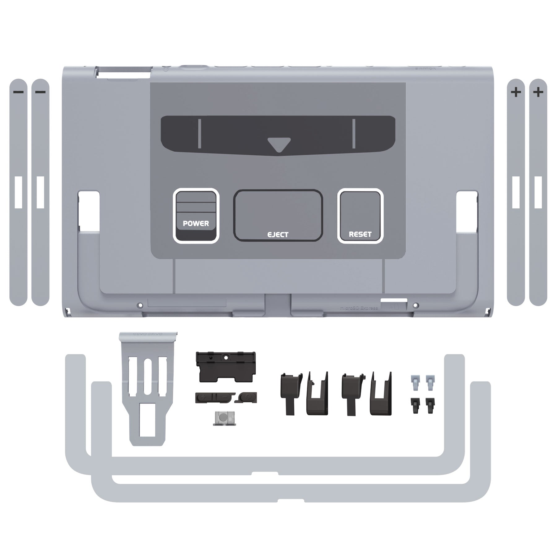 eXtremeRate Replacement DIY Rear Back Plate for Nintendo Switch 2