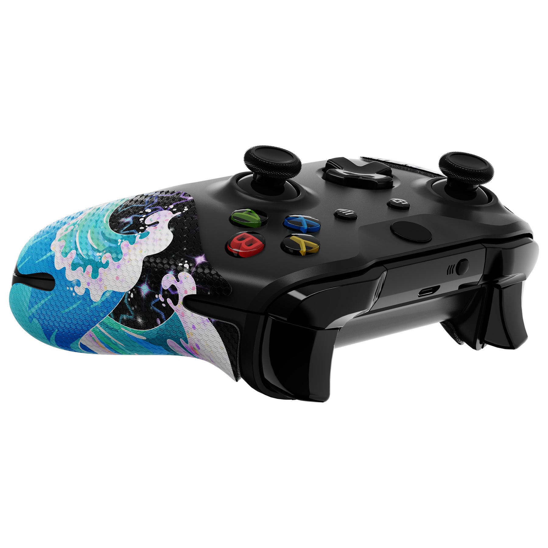 eXtremeRate Shimmering Waves Anti-Skid Sweat-Absorbent Controller