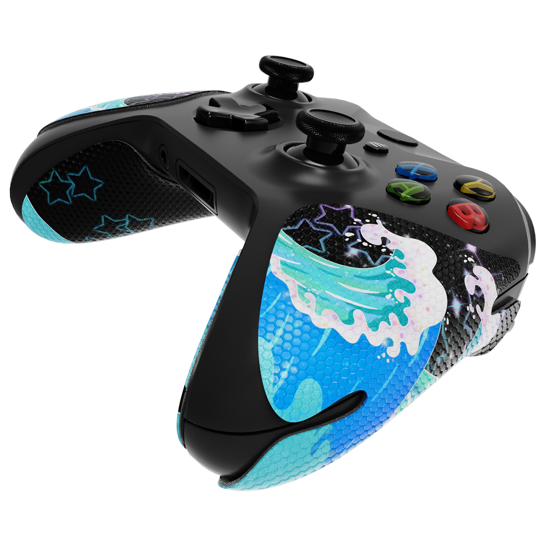 eXtremeRate Shimmering Waves Anti-Skid Sweat-Absorbent Controller