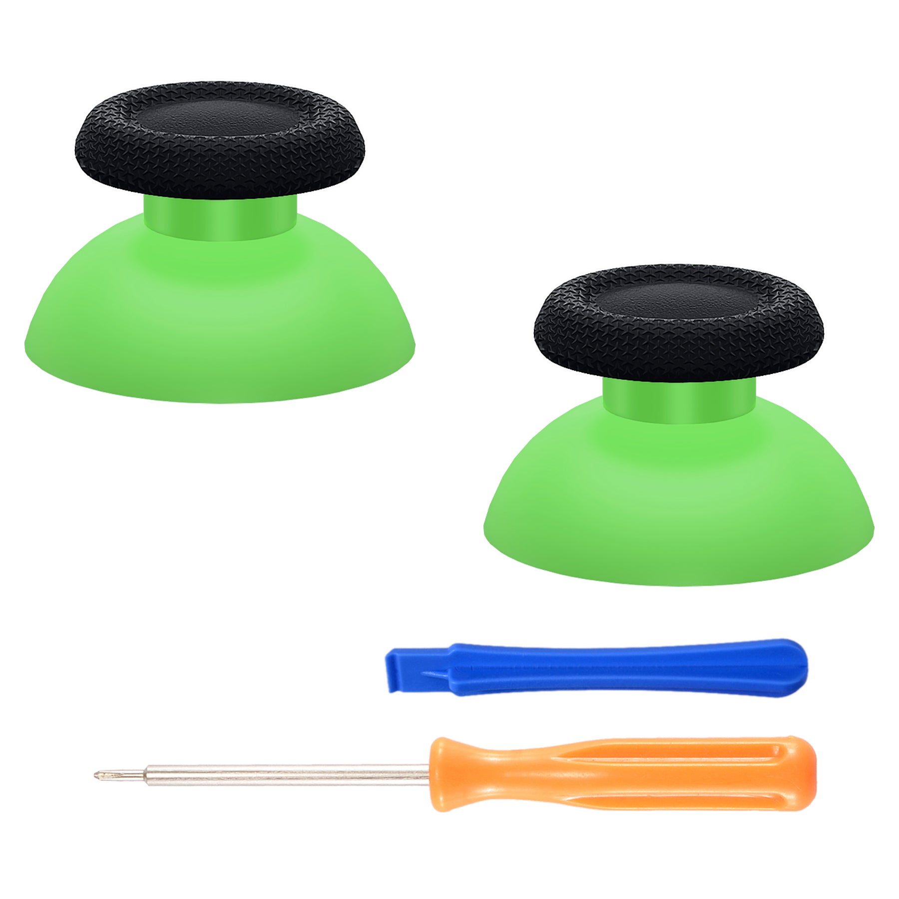 eXtremeRate Green & Black Replacement Thumbsticks for PS5