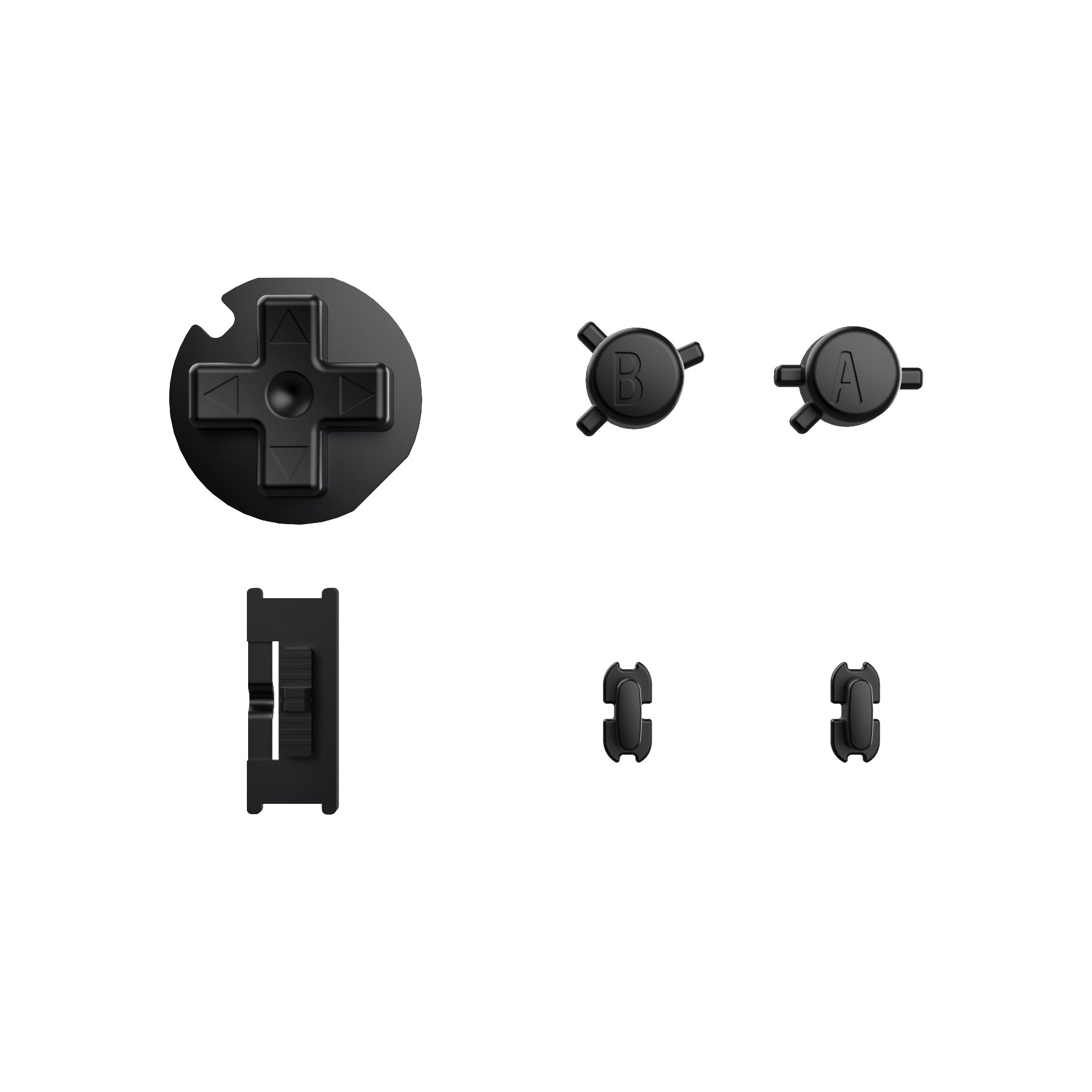 パーツ GBC eXtremeRate Black Replacement Full Set Buttons for Gameboy Color