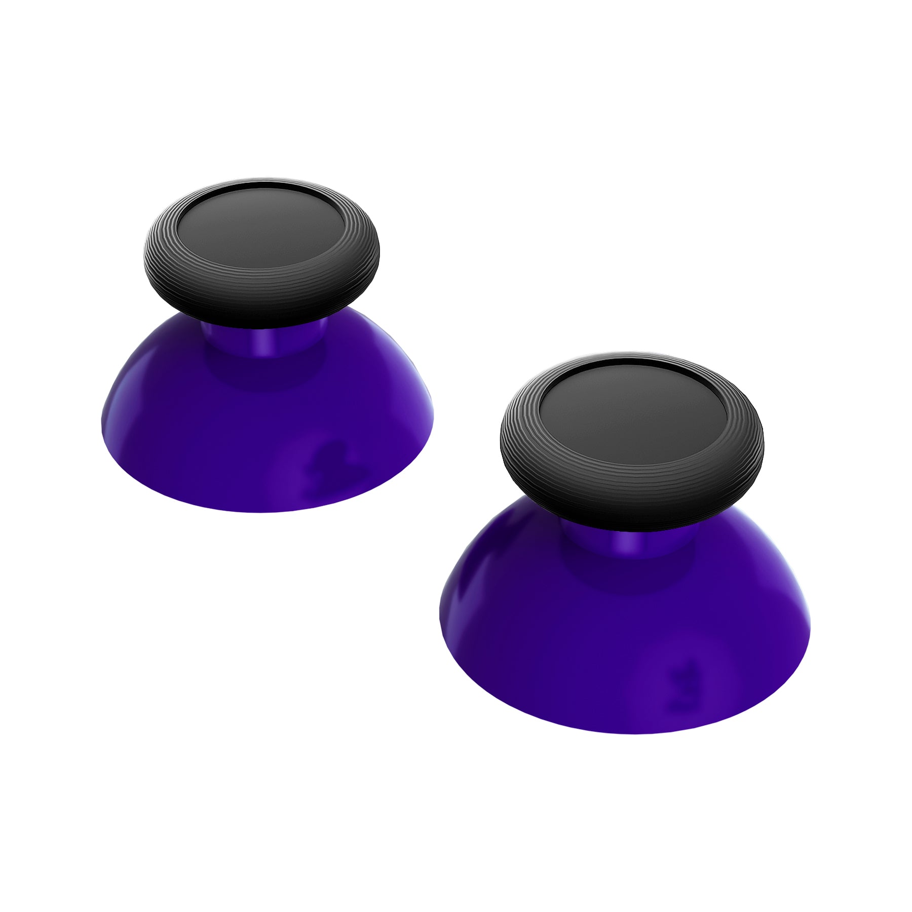 eXtremeRate Purple & Black Custom 3D Joystick Thumbsticks with