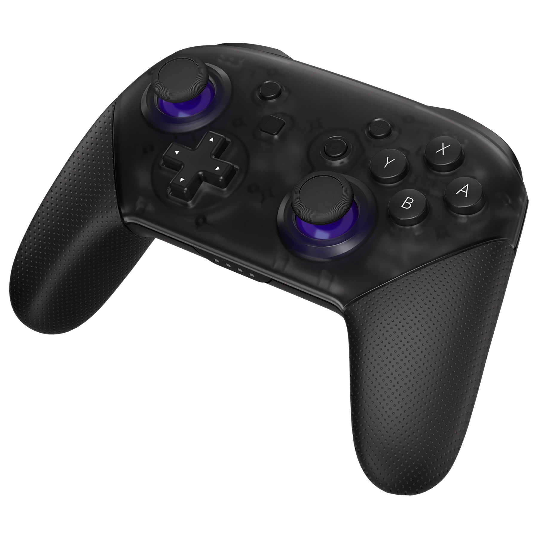 eXtremeRate Purple & Black Custom 3D Joystick Thumbsticks with