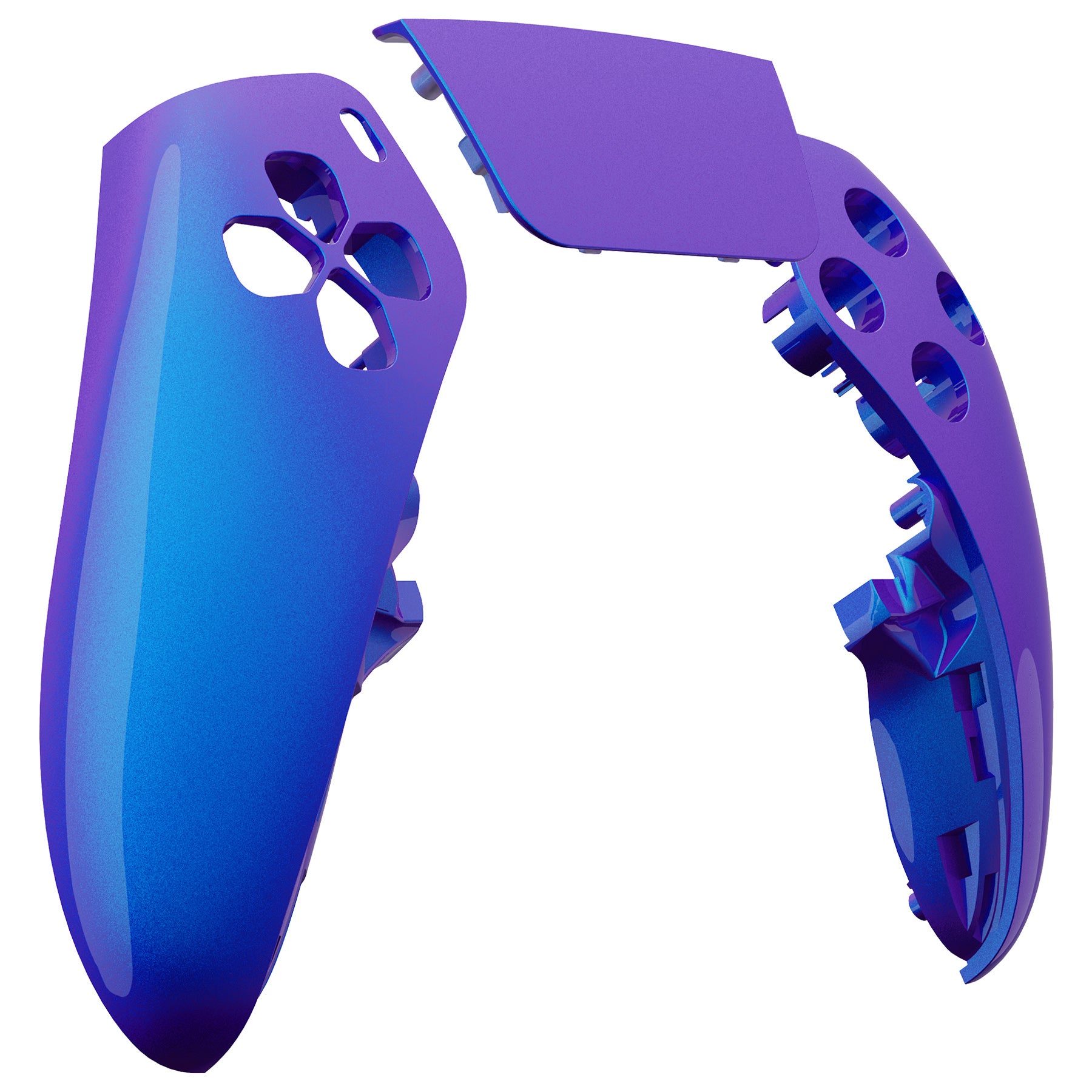 eXtremeRate Chameleon Purple Blue Left Right Front Housing Shell
