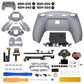 eXtremeRate SPARK Back Paddles Kit with OLED Display & Clicky Trigger Stops & Ergonomic Grips for PS5 Controller BDM-030/040/050/060 - Rubberized Gray & New Hope Gray