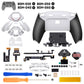 eXtremeRate SPARK Back Paddles Kit with OLED Display & Clicky Trigger Stops & Ergonomic Grips for PS5 Controller BDM-030/040/050/060 - Rubberized White & Black
