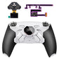 eXtremeRate SPARK Back Paddles Kit with OLED Display & Clicky Trigger Stops & Ergonomic Grips for PS5 Controller BDM-010/020 - Rubberized White & Black