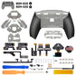 eXtremeRate SPARK Back Paddles Kit with OLED Display & Clicky Trigger Stops & Ergonomic Grips for PS5 Controller BDM-010/020 - Rubberized Clear & Black