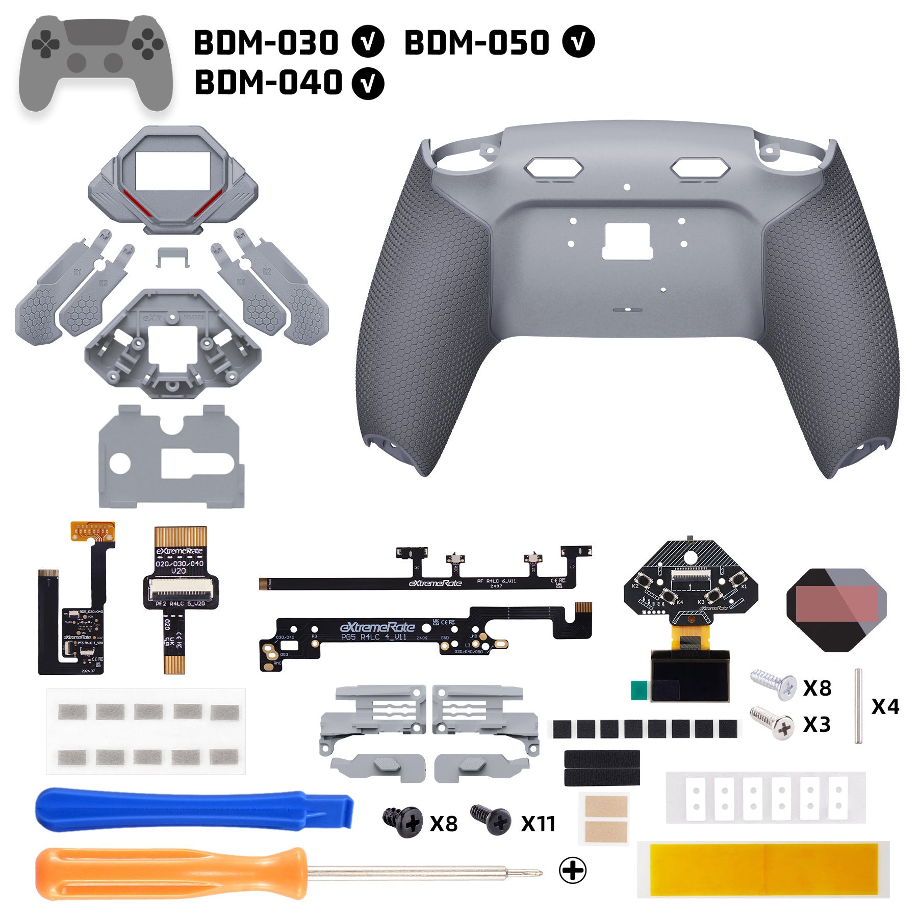 eXtremeRate SPARK Back Paddles Kit with OLED Display & Clicky