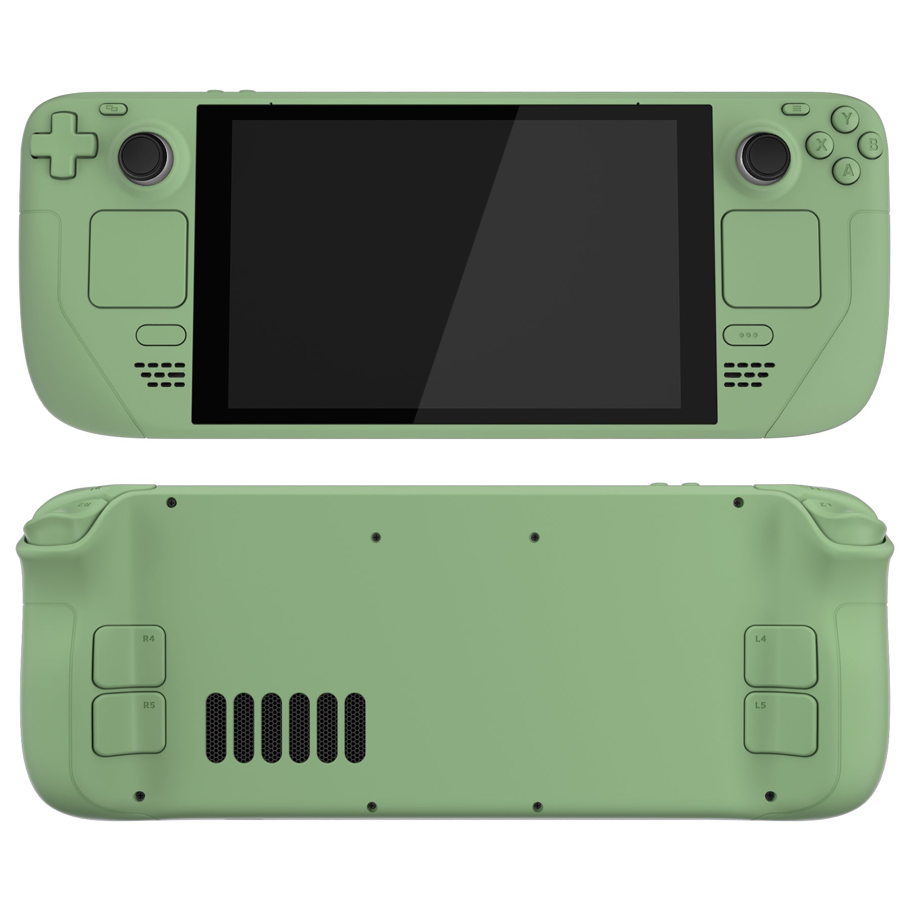 ミトラデッキ eXtremeRate Matcha Green Custom Faceplate Back Plate Shell for